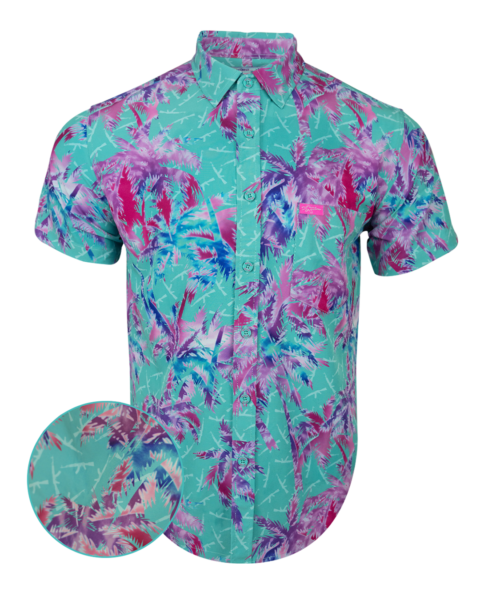 RETRO RIFLE BUTTON DOWN AK'S & VACAYS