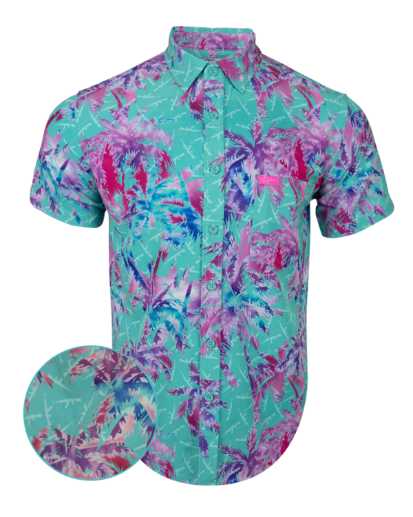RETRO RIFLE BUTTON DOWN AK'S & VACAYS