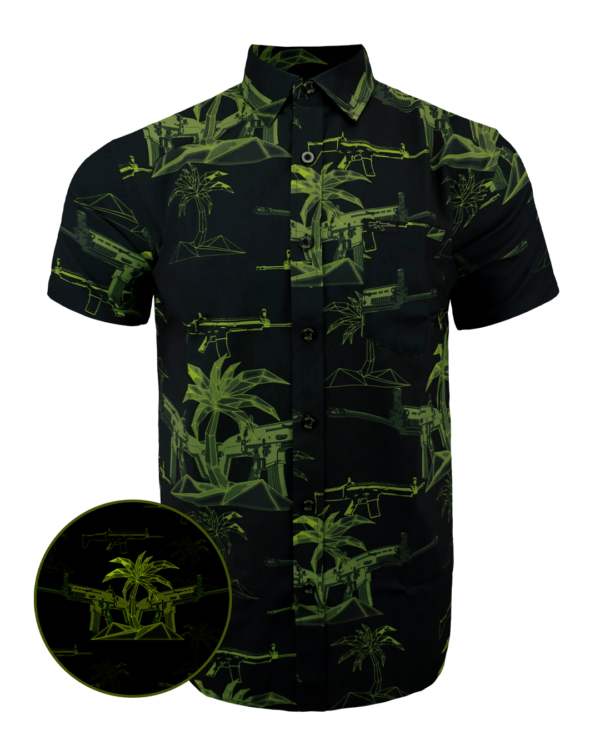 RETRO RIFLE BUTTON DOWN PALM - Image 3