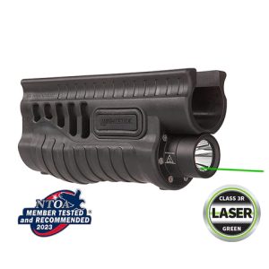 NIGHTSTICK POLYMER SHOTGUN FOREND LIGHT W/GREEN LA