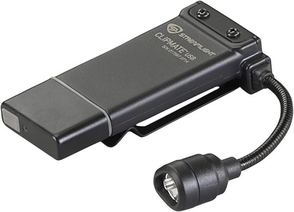STREAMLIGHT CLIPMATE USB LIGHT ONLY - BLACK W/WHIT