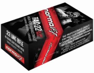 NORMA PRECISION 22LR 40GR LEAD ROUND NOSE TAC22 50