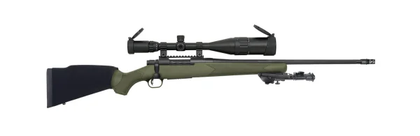MOSSBERG PATRIOT NIGHT ADJ TRIGGER FLUTED BBL SPIR