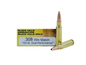 BLACKHILLS 308 WIN 152 GR DUAL PERFORMANCE 20RD BO