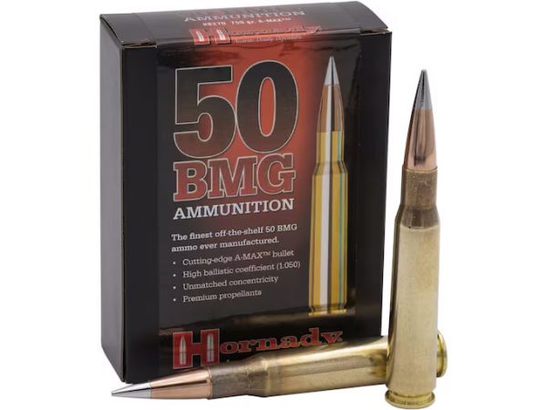 HORNADY 50 BMG 750 GR AMAX 10RD BOX