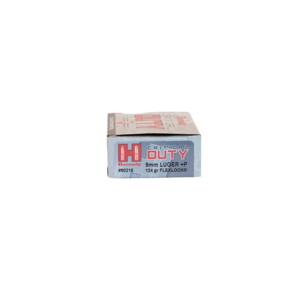 HORNADY 9MM LUGER+P 124 GR CRITICAL DUTY LE 50 RD - Image 2