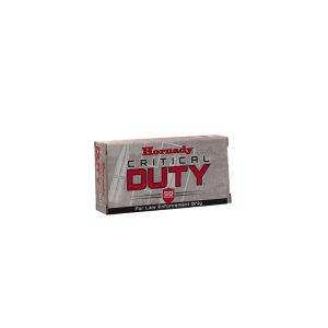 HORNADY 9MM LUGER+P 124 GR CRITICAL DUTY LE 50 RD