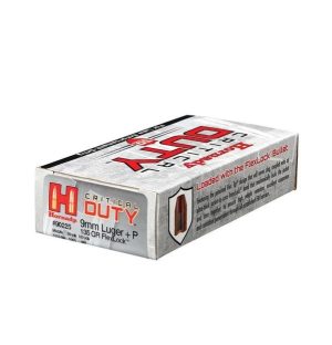 HORNADY 9MM LUGER+P 135 GR CRITICAL DUTY LE 50 RD