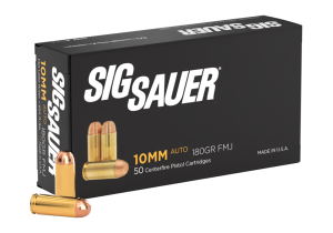 SIG SAUER AMMO 10MM 180GR ELITE BALL FMJ BOX/50