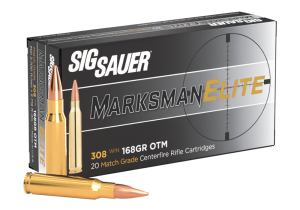 SIG SAUER AMMO 308 WIN 168GR ELITE MATCH GRADE OTM