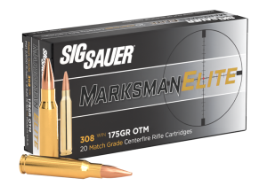 SIG SAUER AMMO 308 WIN 175GR ELITE MATCH GRADE OT