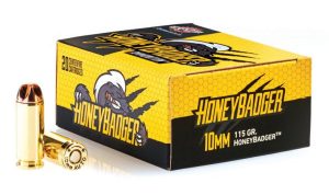 BLACKHILLS 115 GR HONEYBADGER 10MM 20RD BOX