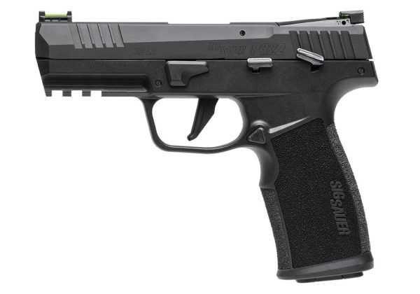 SIG SAUER P322 22 LR 4IN NITRON BLACK SAO ADJ FIBE