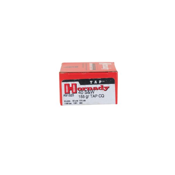 HORNADY 40 S&W 155GRAIN JHP 20RD BOX - Image 2