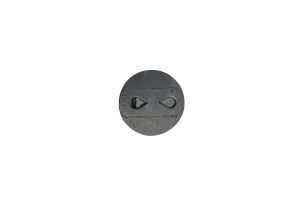 STRONG LEATHER CLIP ON BADGE HOLDER CIRCLE HOLDER