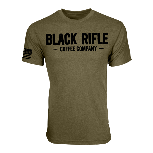 BLACK RIFLE COFFEE CO VINTAGE LOGO T-SHIRT