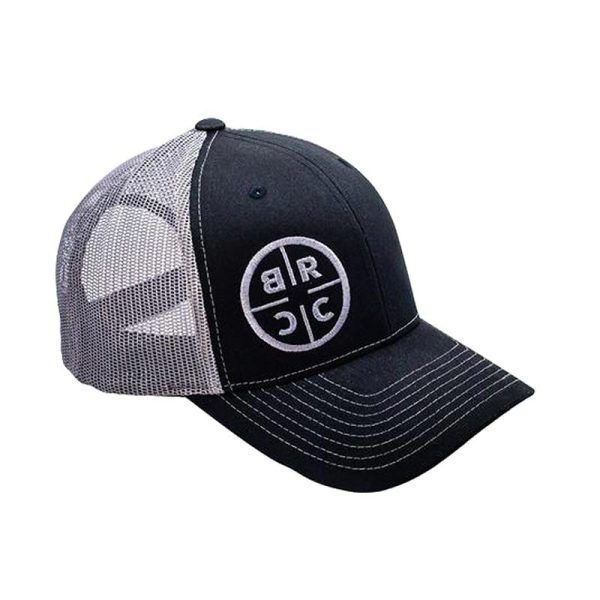 BLACK RIFLE COFFEE CO RETICLE LOGO HAT GRAY MESH