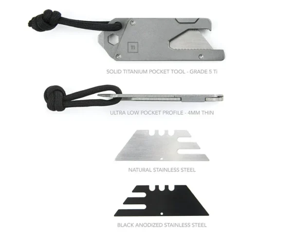BIGI TITANIUM POCKET TOOL DELUXE TPT W/SHEATH VERS - Image 2
