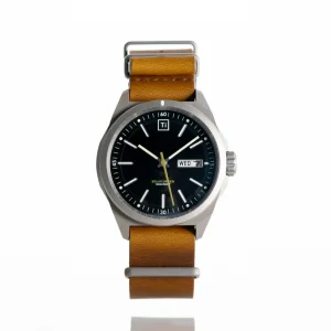 BIGI TI SOLAR DRIVEN FIELD WATCH STONEWASHED