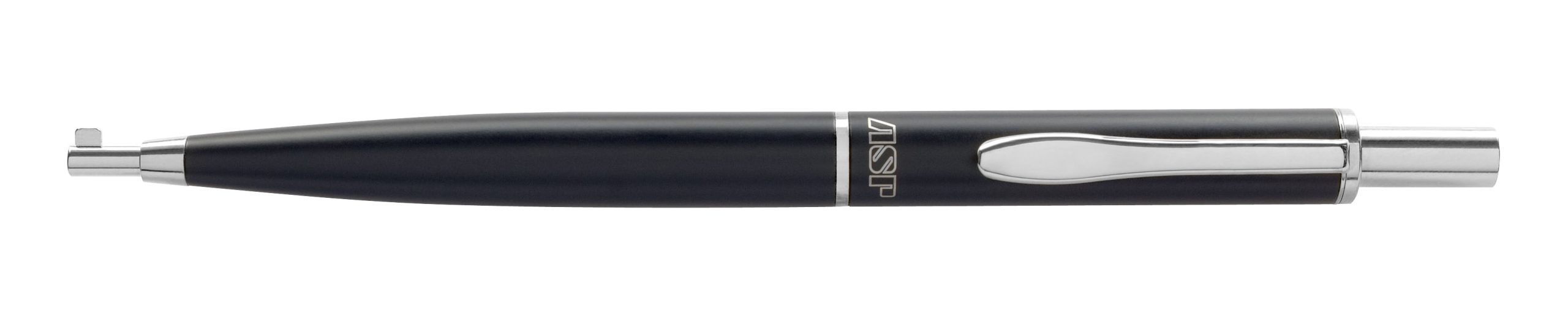 ASP LOCKWRITE CLICK PEN KEY SILVER ACCENTS