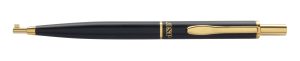 ASP LOCKWRITE CLICK PEN KEY GOLD ACCENTS