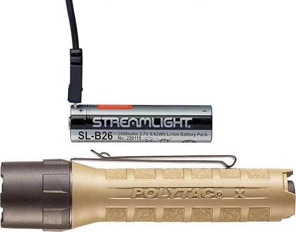 STREAMLIGHT POLYTAC X USB INCLUDES SLB26 BATTERY P