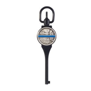 ASP BLUE LINE HANDCUFF KEY G1 LOGO