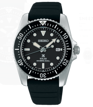 SEIKO SOLAR DIVER'S WATCH SAPPHIRE 200 METERS SOLA