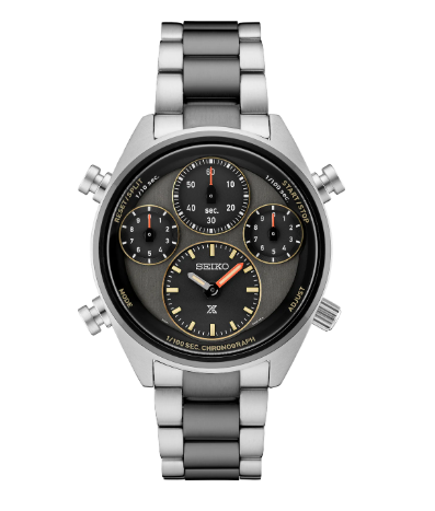 SEIKO SPEEDTIMER SOLAR CHRONOGRAPH WATCH CURVED SA