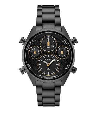 SEIKO SPEEDTIMER SOLAR CHRONOGRAPH WATCH CURVED SA