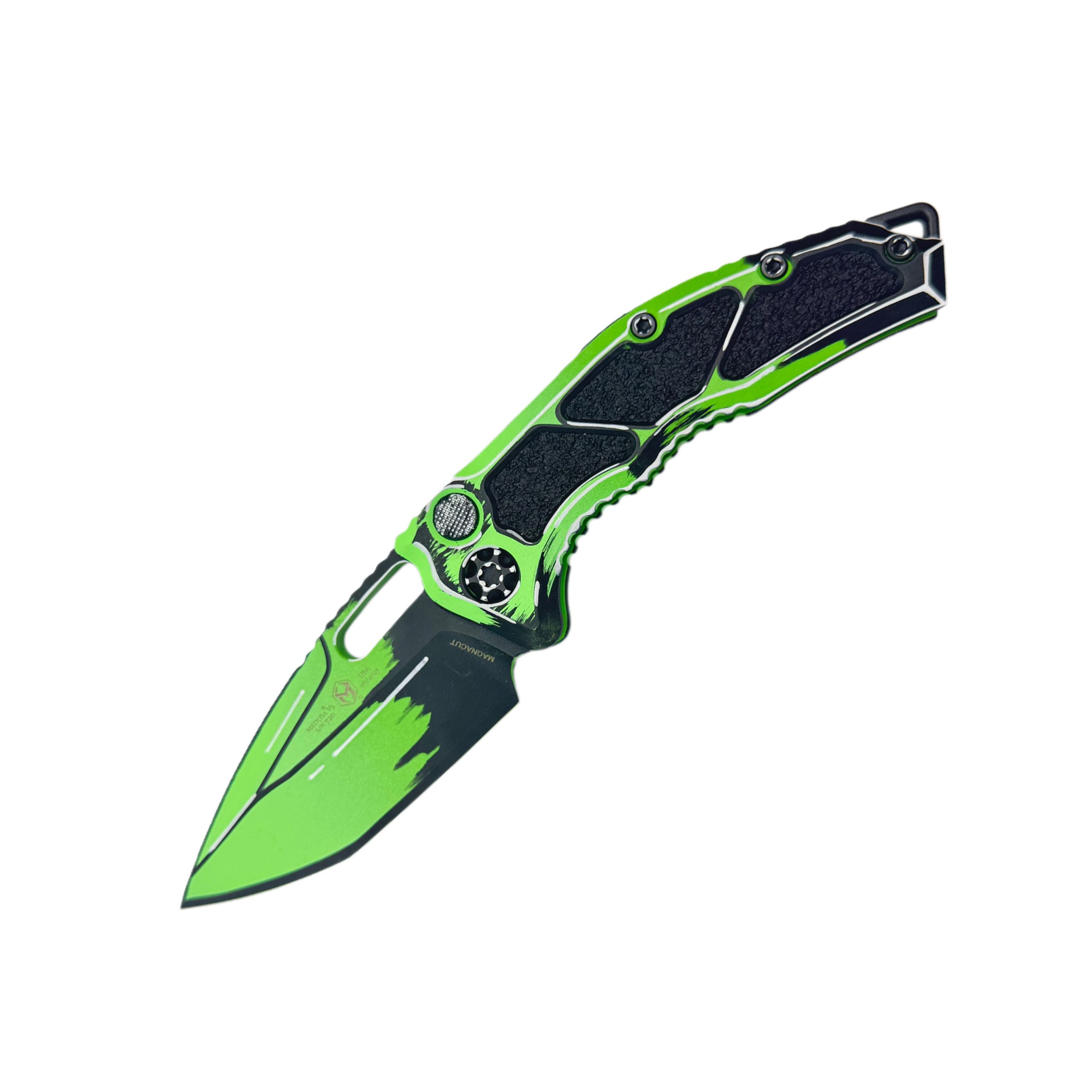 HERETIC MEDUSA AUTOMATIC TANTO CEL SHADE TOXIC GRE - Image 2