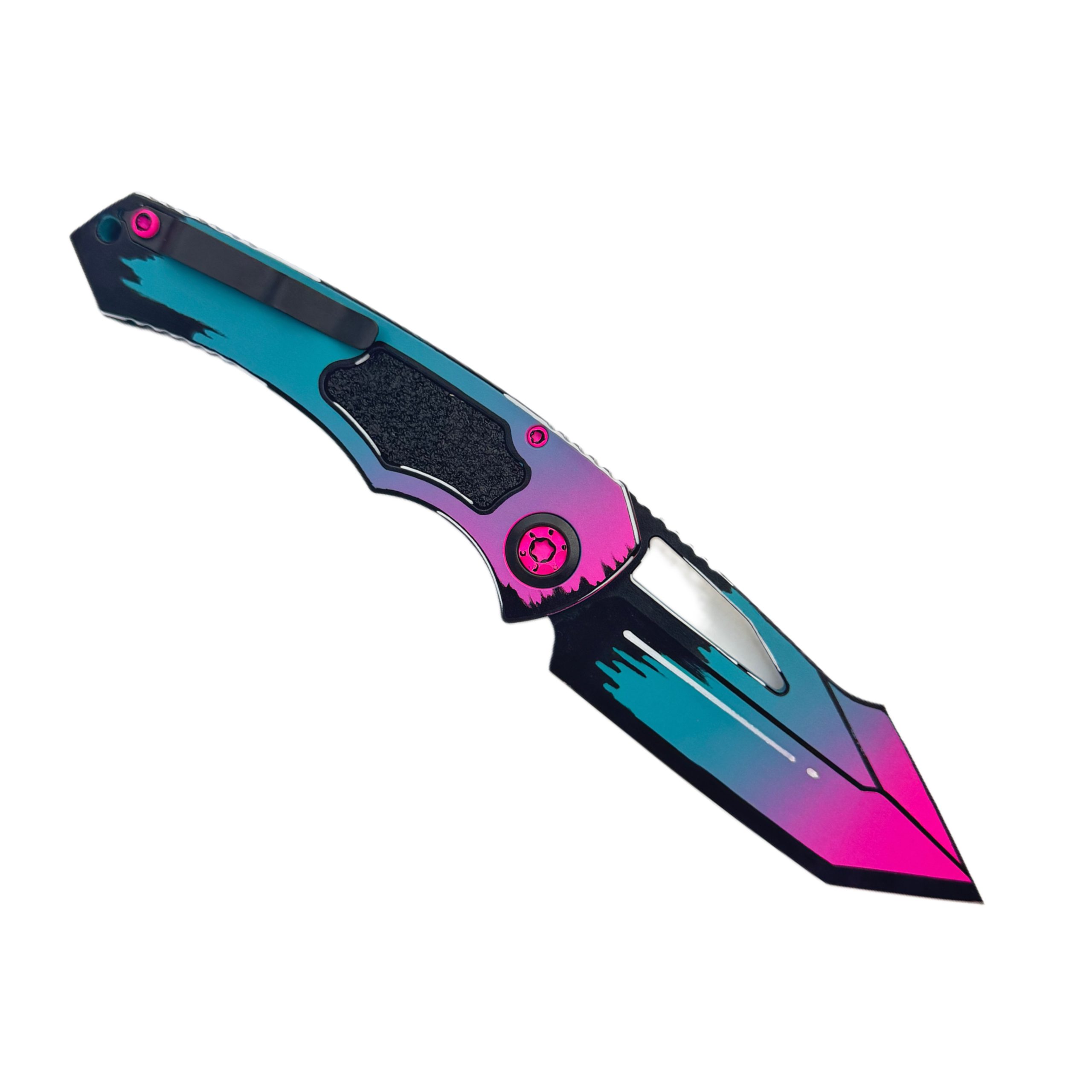 Picture of the Heretic Pariah Miami Vice folding knife. MPN H047-CS-MV