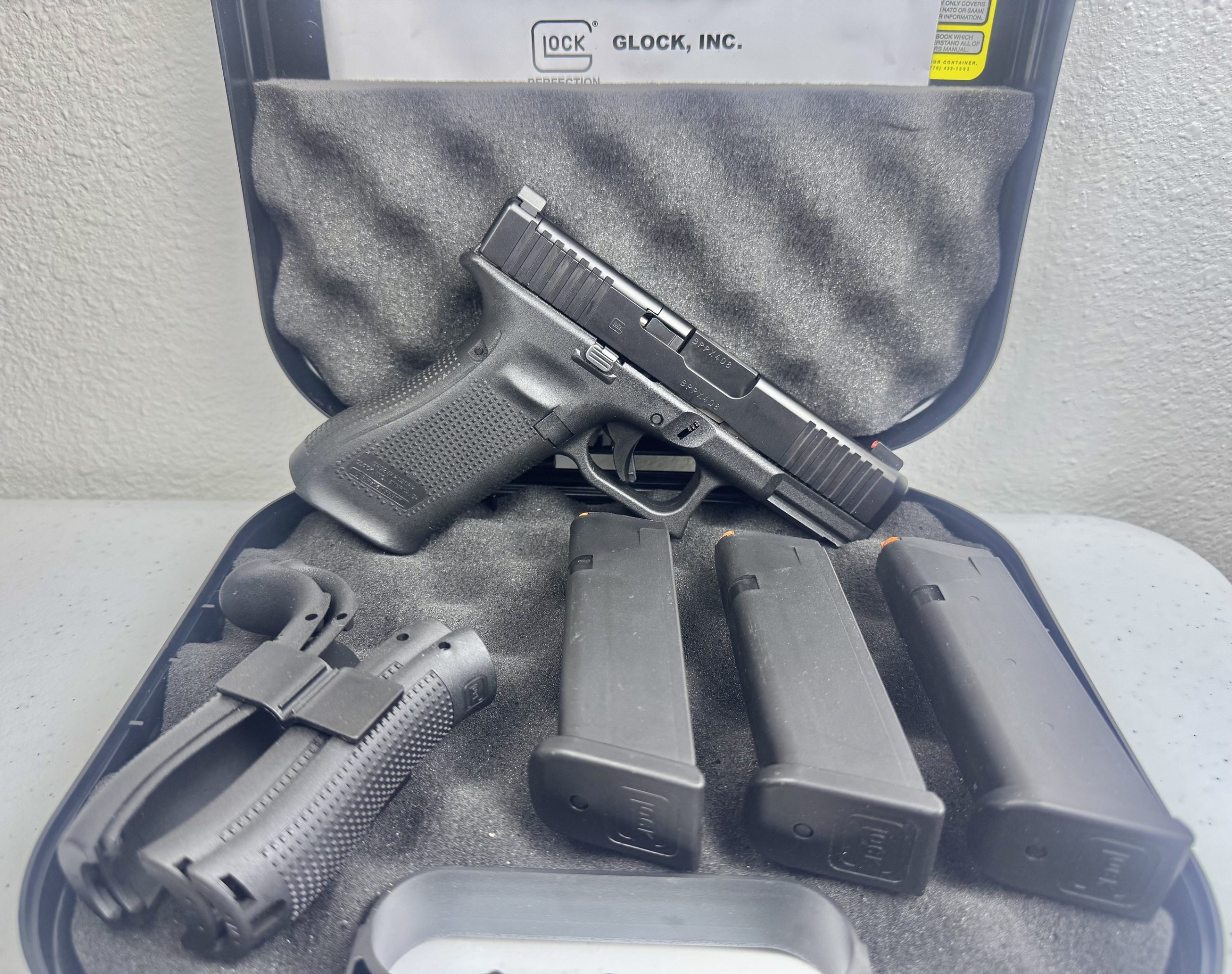 AGENCY TRADE IN GLOCK 45 MOS WITH AMERIGLO NIGHT S - Image 2