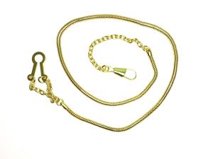 HWC POLICE GOLD PLATED SNAKE WHISTLE CHAIN
