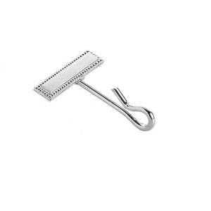 HWC SECURITY OFFICER NICKEL PLATED WHISTLE HOOKS